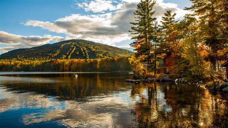 New England Fall Foliage Mac Wallpaper