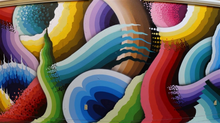 Colored Graffiti Art Mac Wallpaper