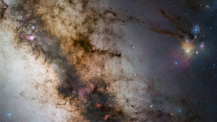 Milky Way Fragment Mac Wallpaper