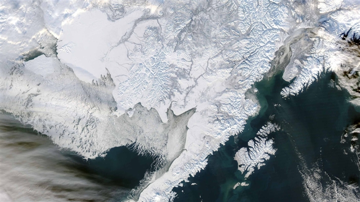 Alaska Seen From Space Mac Wallpaper