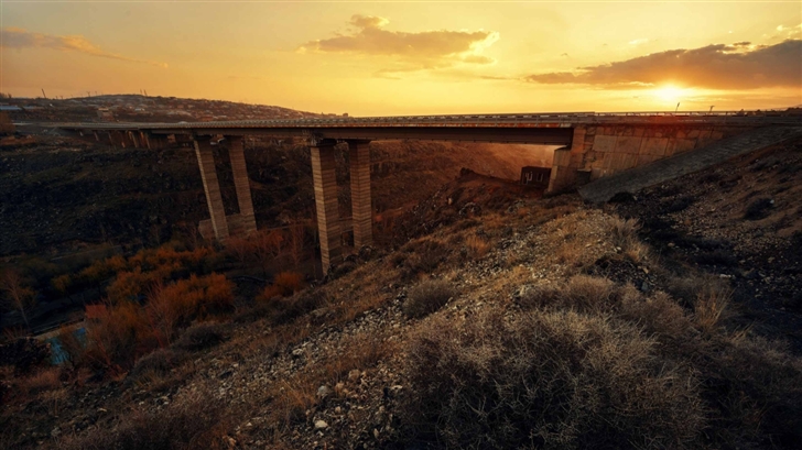 Armenia Ashtarak Canyon Mac Wallpaper