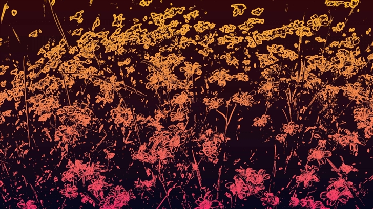 Abstract Flower Mac Wallpaper