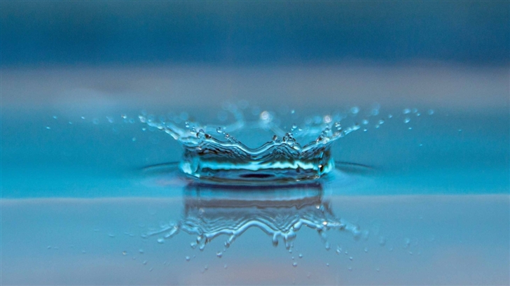 Drop Of Water Slow Motion Mac Wallpaper