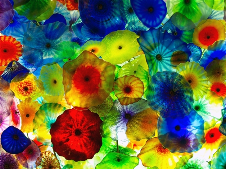 Colorful Vegas jellyfish Mac Wallpaper