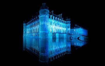Castle In Blue Light All Mac wallpaper