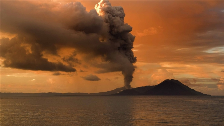 papua New Guinea Volcanic Eruption Mac Wallpaper