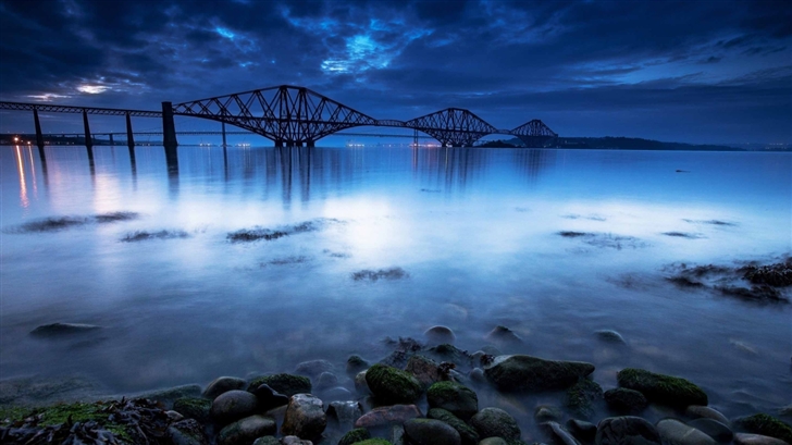 Scotland The Forth Bridge Landscape Mac Wallpaper