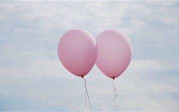 Together Pink balloon MacBook Pro wallpaper