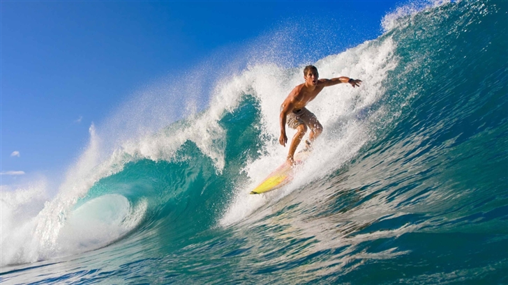 Riding The Wave Mac Wallpaper