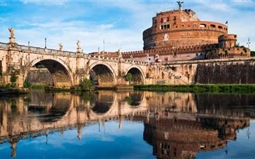 Castle Sant Angelo River MacBook Pro wallpaper
