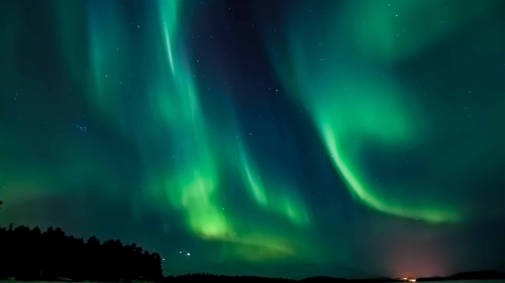 Aurora Borealis Sweden Mac Wallpaper