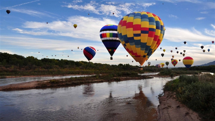 Balloons Over The Rio Grande Mac Wallpaper