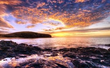 Beautiful Sunset Seascape All Mac wallpaper