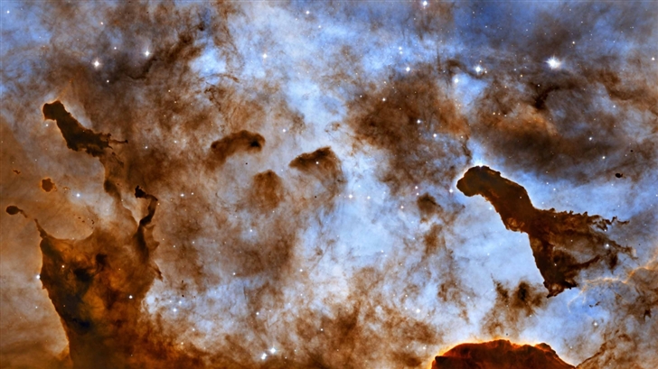 Brown Nebula Mac Wallpaper