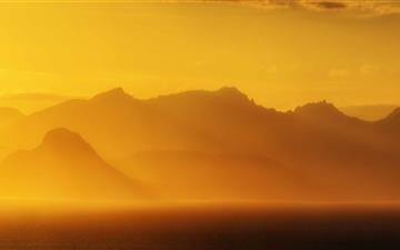 Golden Sunset Isle Of Arran Scotland All Mac wallpaper