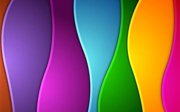 Colorful Vertical Waves All Mac wallpaper