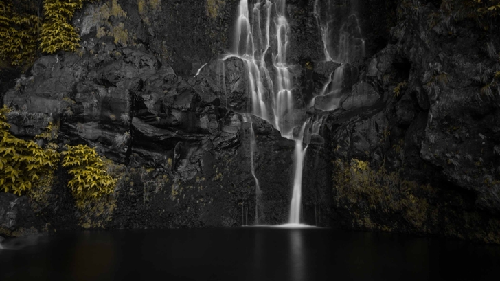 Waterfall Azores Island Mac Wallpaper
