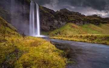 Waterfall Iceland All Mac wallpaper