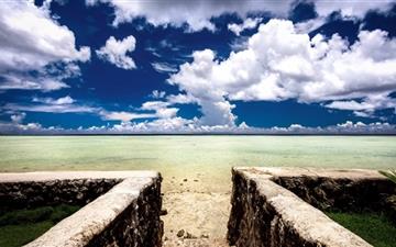 Philippine Sea Clear Water Guam Island All Mac wallpaper