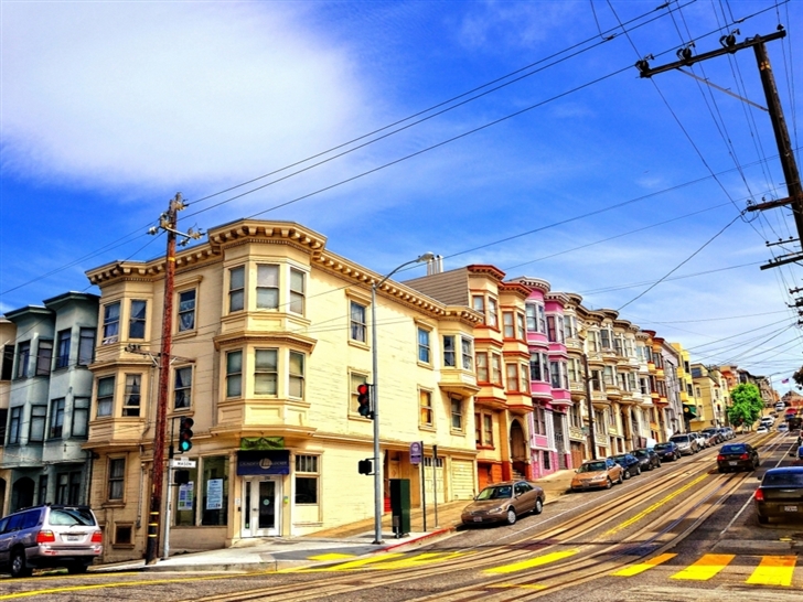 Street In San Francisco Mac Wallpaper