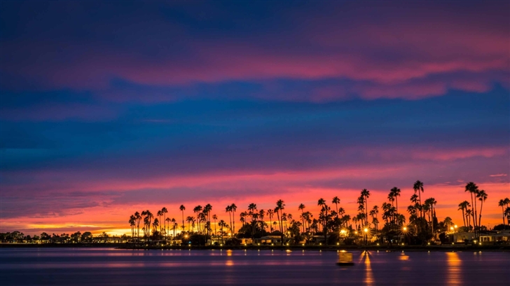 San Diego Sunset Mac Wallpaper