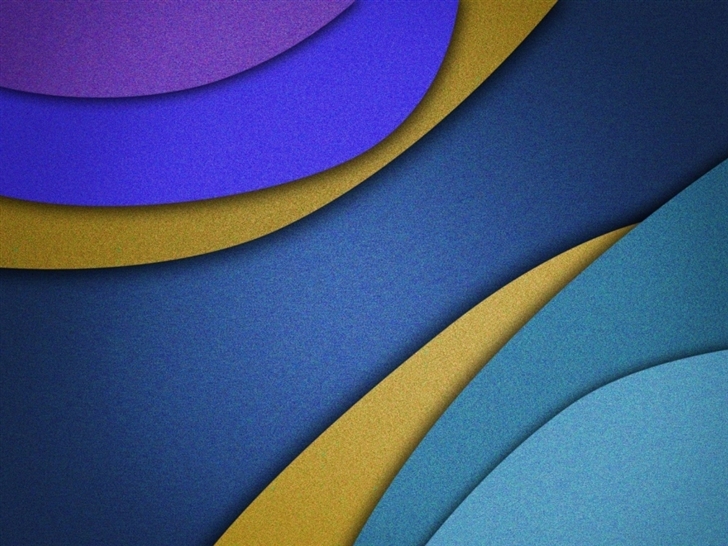 blue overlapping shapes Mac Wallpaper
