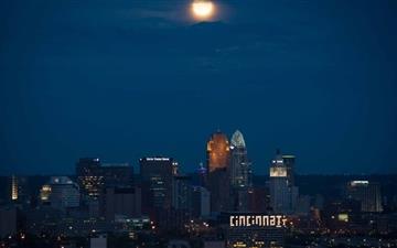 Cincinnati At Night All Mac wallpaper