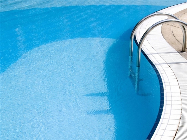 Pool Water Blue Mac Wallpaper