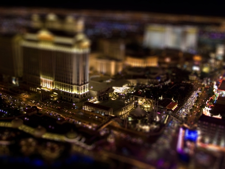 Las Vegas By Night Mac Wallpaper