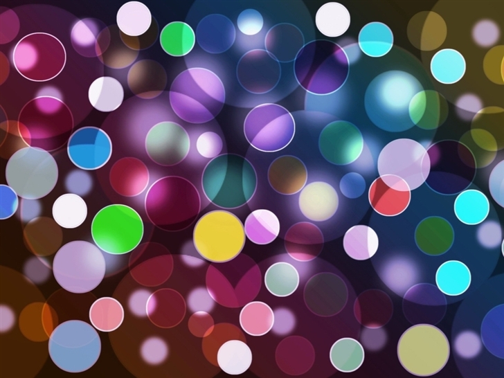 Colorful Circles Mac Wallpaper