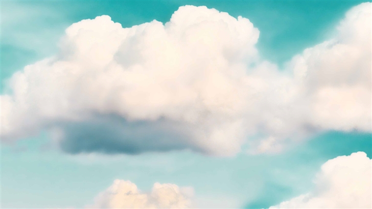 Fluffy Clouds Mac Wallpaper