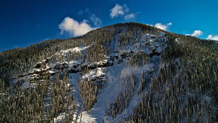 Rocky Mountain Winter Mac Wallpaper