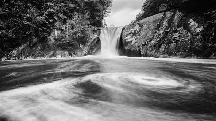 Waterfall Long Exposure Mac Wallpaper