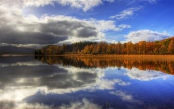 Autumn Lake Reflection All Mac wallpaper