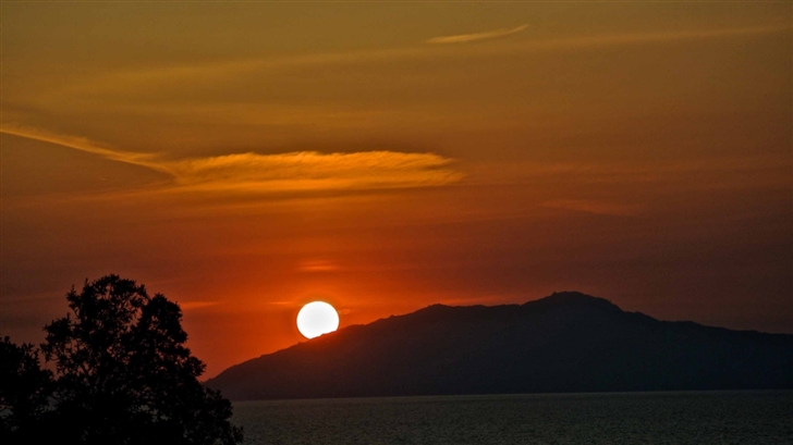 Sunset In Capri Mac Wallpaper
