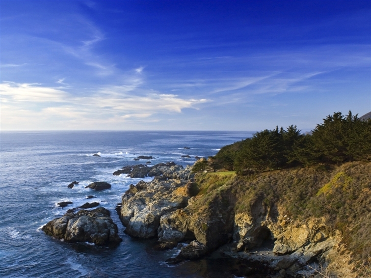 Sea panoramic view Mac Wallpaper
