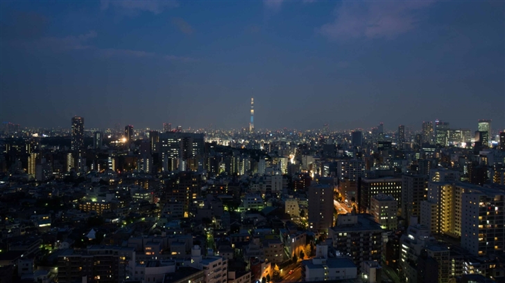 Tokyo Night Mac Wallpaper