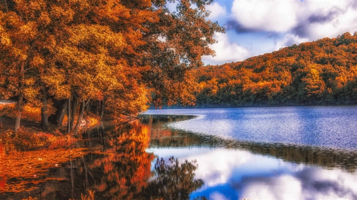 Lake Forest Autumn Mac Wallpaper