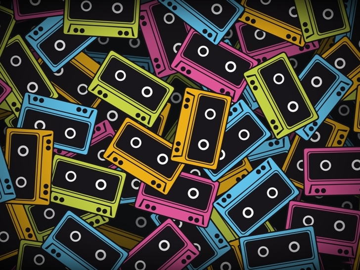 Audio tapes Mac Wallpaper