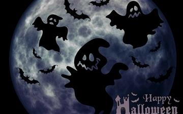 Halloween Ghosts Night All Mac wallpaper