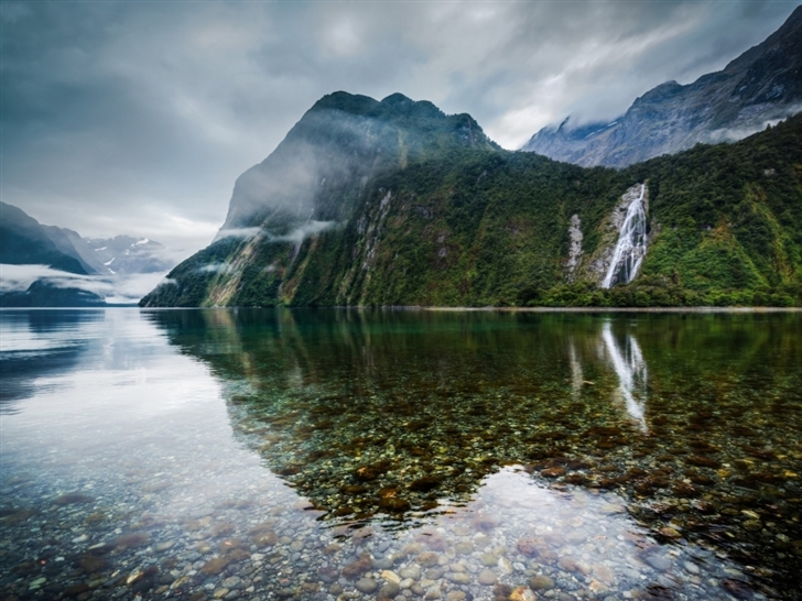New Zealand Lake Landscape Mac Wallpaper