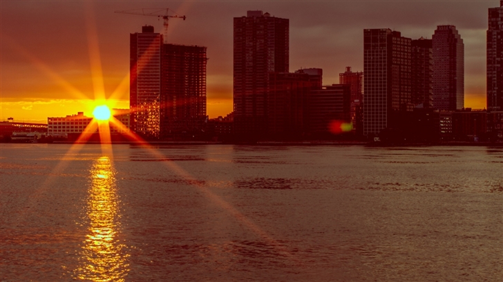 New York Sunrise Mac Wallpaper