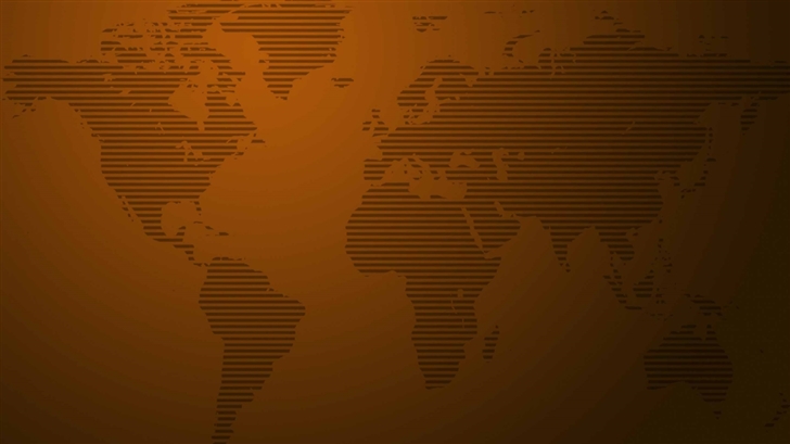 World Map Stripes Mac Wallpaper