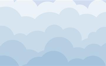 Cartoon Clouds All Mac wallpaper