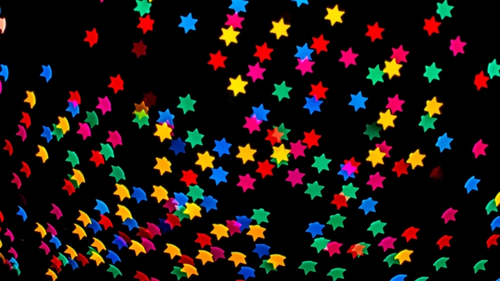 Colorful Stars Bokeh Mac Wallpaper