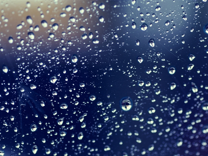 Water Drops Reflections Mac Wallpaper