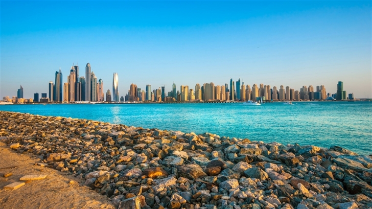 United Arab Emirates Skyscrapers Mac Wallpaper
