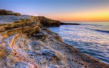 Rocks Of Sunset Cliffs MacBook Air wallpaper