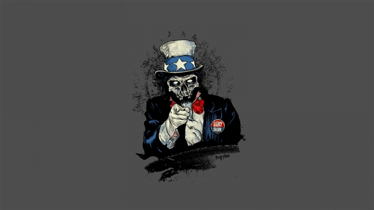 Uncle Sam Zombie Mac Wallpaper