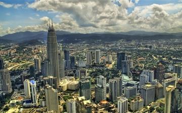 Kuala Lumpur From The Air All Mac wallpaper